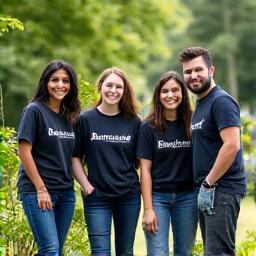 BarberCraft barbers participating in a local community cleanup event